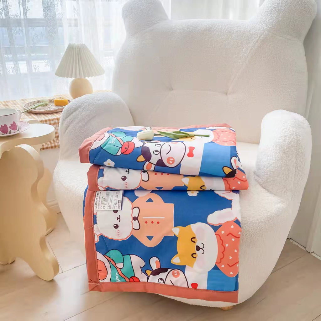 Children's Summer Cool Is The Baby's Nap The Air Conditioner Is The Kindergarten Blanket The Summer Thin Quilt